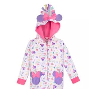 Minnie Mouse Unicorn Bodysuit Pajamas for Girls